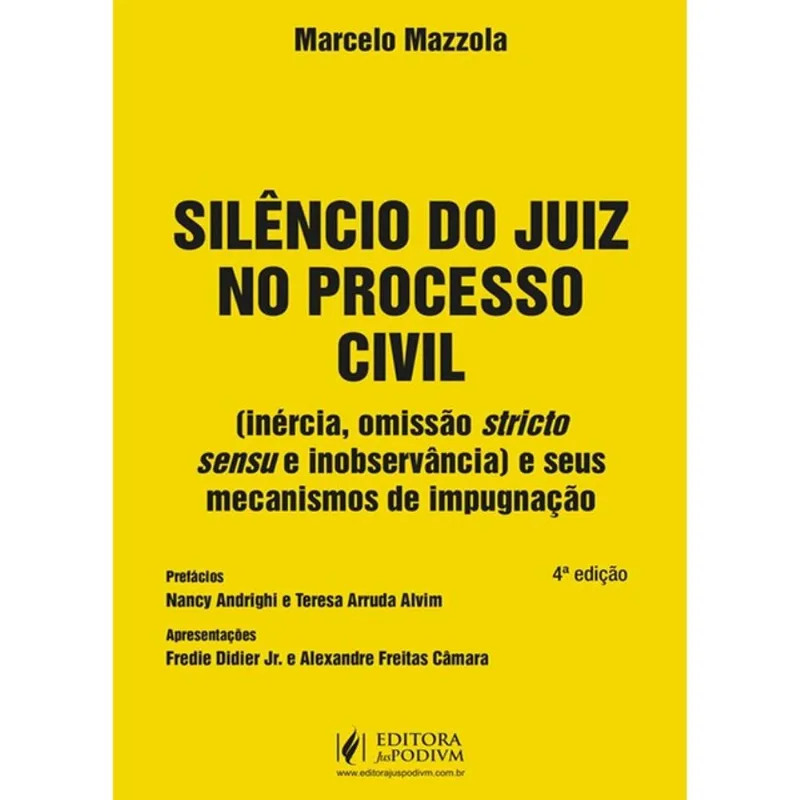 SILÊNCIO DO JUIZ NO PROCESSO CIVIL - 2026