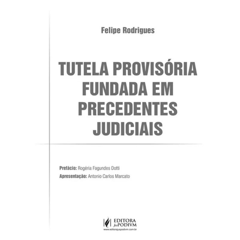 TUTELA PROVISÓRIA FUNDADA EM PRECEDENTES JUDICIAIS - 2027