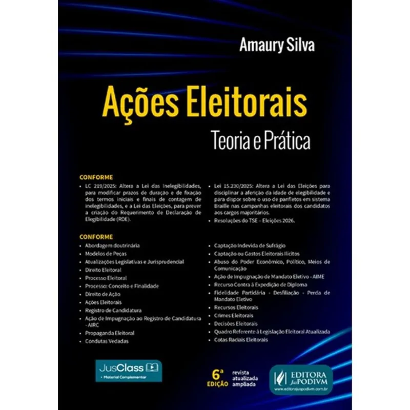 AÇÕES ELEITORAIS - TEORIA E PRÁTICA - 2026