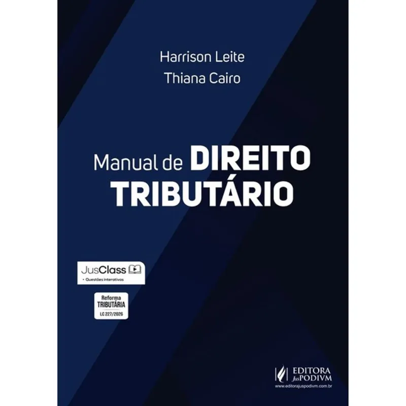 MANUAL DE DIREITO TRIBUTÁRIO - 2027