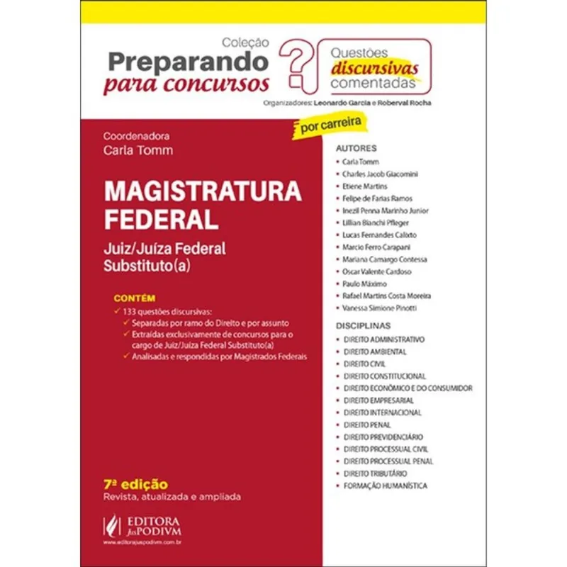 MAGISTRATURA FEDERAL - PREPARANDO PARA CONCURSOS - 2026