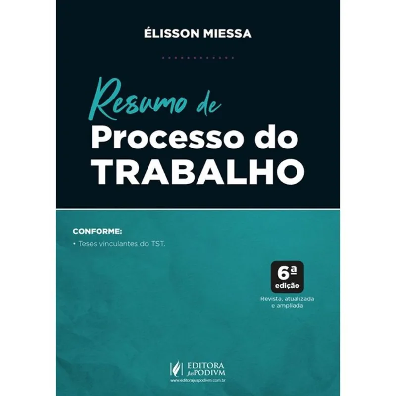RESUMO DE PROCESSO DO TRABALHO - 2026