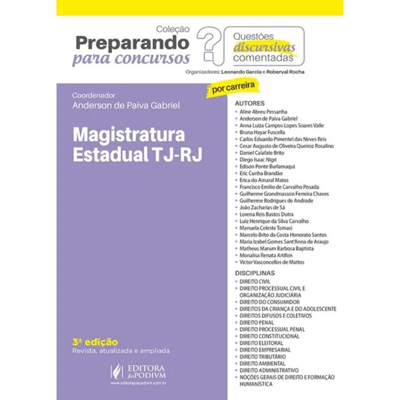 MAGISTRATURA ESTADUAL TJ-RJ - 2026