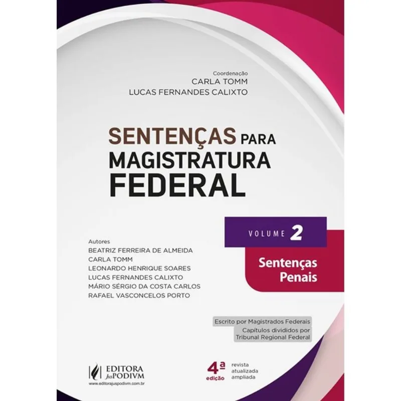 SENTENÇAS PARA MAGISTRATURA FEDERAL - SENTENÇAS PENAIS - 2026 - VOL. 2