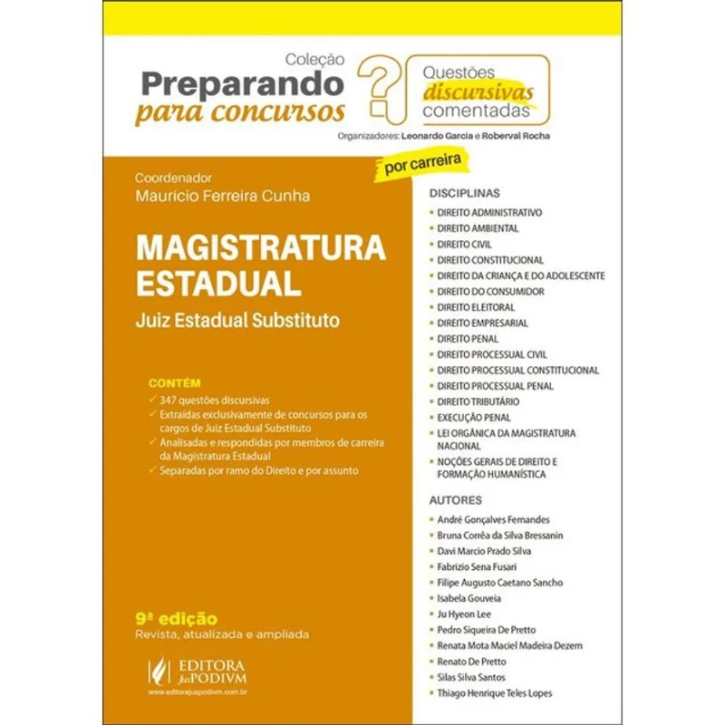 MAGISTRATURA ESTADUAL - JUIZ ESTADUAL SUBSTITUTO - 2026