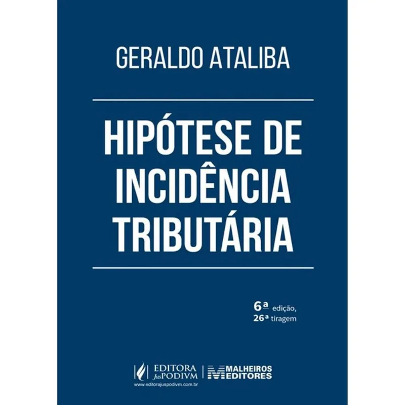 HIPÓTESE DE INCIDÊNCIA TRIBUTÁRIA - 2027