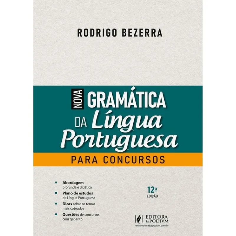 NOVA GRAMÁTICA DA LÍNGUA PORTUGUESA PARA CONCURSOS - 2027