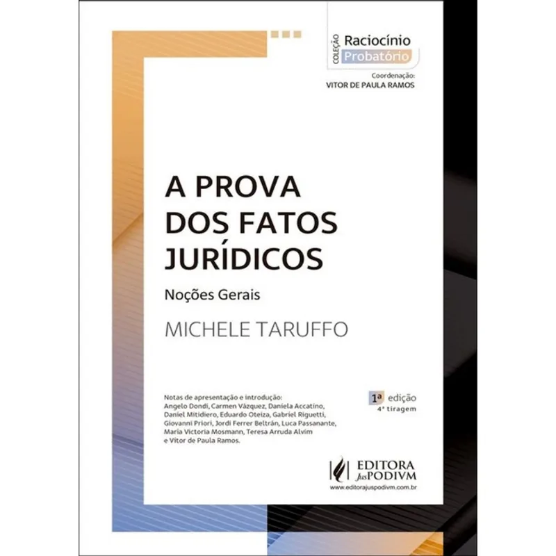 A PROVA DOS FATOS JURÍDICOS - NOÇÕES GERAIS - 2027