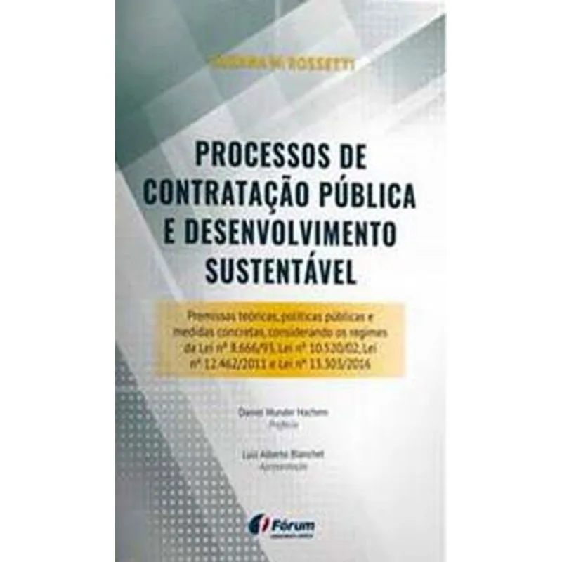 PROCESSOS DE CONTRATAÇÃO PÚBLICA E DESENVOLVIMENTO SUSTENTÁVEL