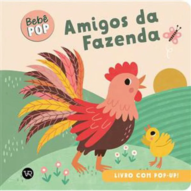 Livro Bebê Pop Amigos Da Fazenda Vergara (MP)