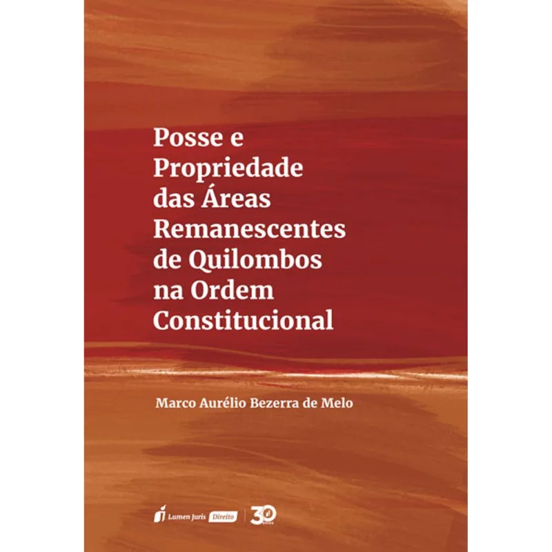 POSSE E PROPRIEDADES DAS ÁREAS REMANESCENTES DE QUILOMBOS NA ORDEM CONSTITUCIONAL