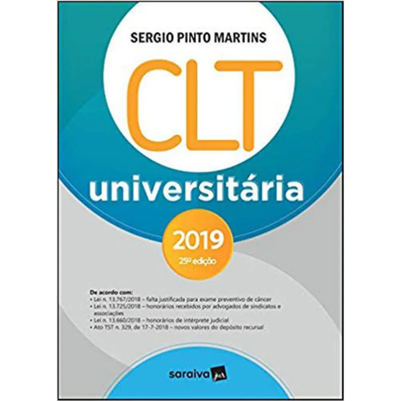 CLT UNIVERSITÁRIA - 25ª EDIÇÃO DE 2018