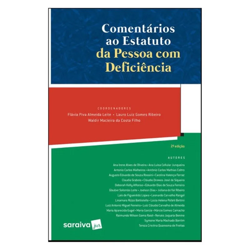 COMENTÁRIOS AO ESTATUTO DE PESSOAS COM DEFICIÊNCIA - 2ª EDIÇÃO 2019