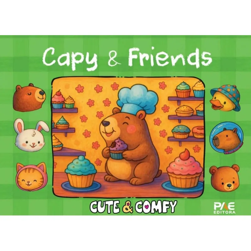 Capy E Friends - Verde - Cute E Comfy