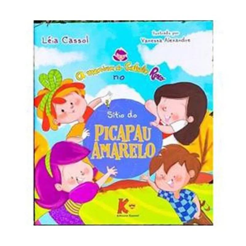 Livro A Menina Do Cabelo Roxo No Sítio Do Picapau Amarelo Cassol (MP)