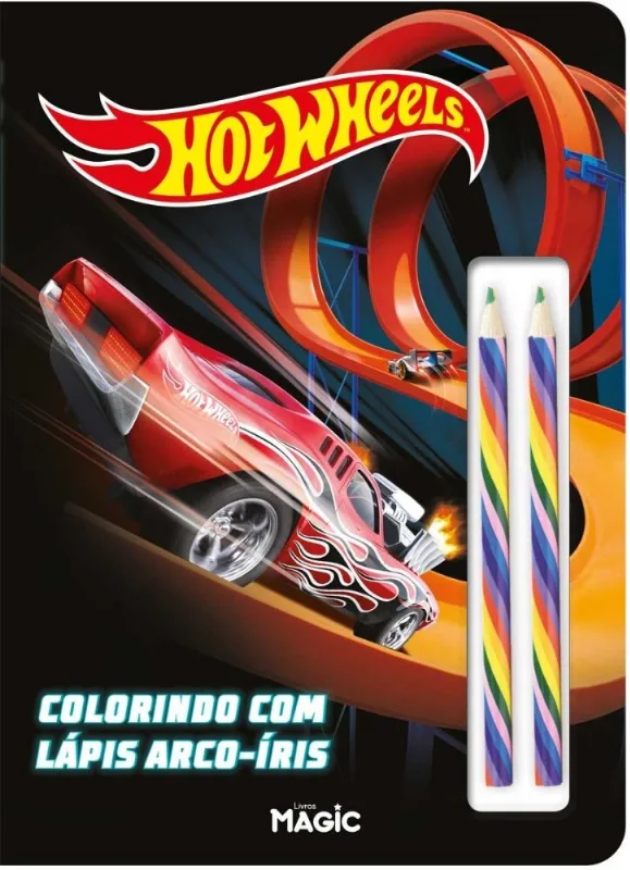 Hot Wheels - Colorindo Com Lápis Arco-íris (magic Kids)
