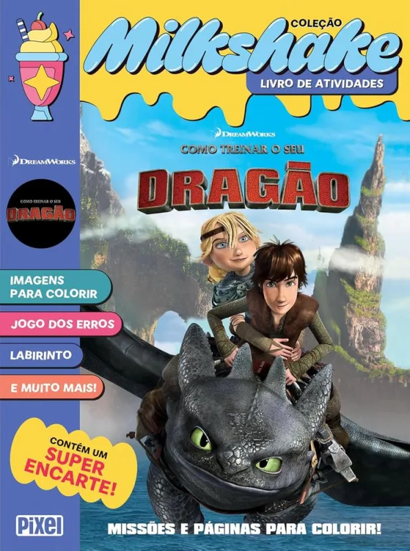 Milkshake Como Treinar O Seu Dragão - LC - Livros