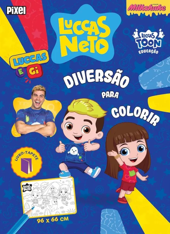 Luccas E Gi: Diversão Para Colorir! - LC - Livros