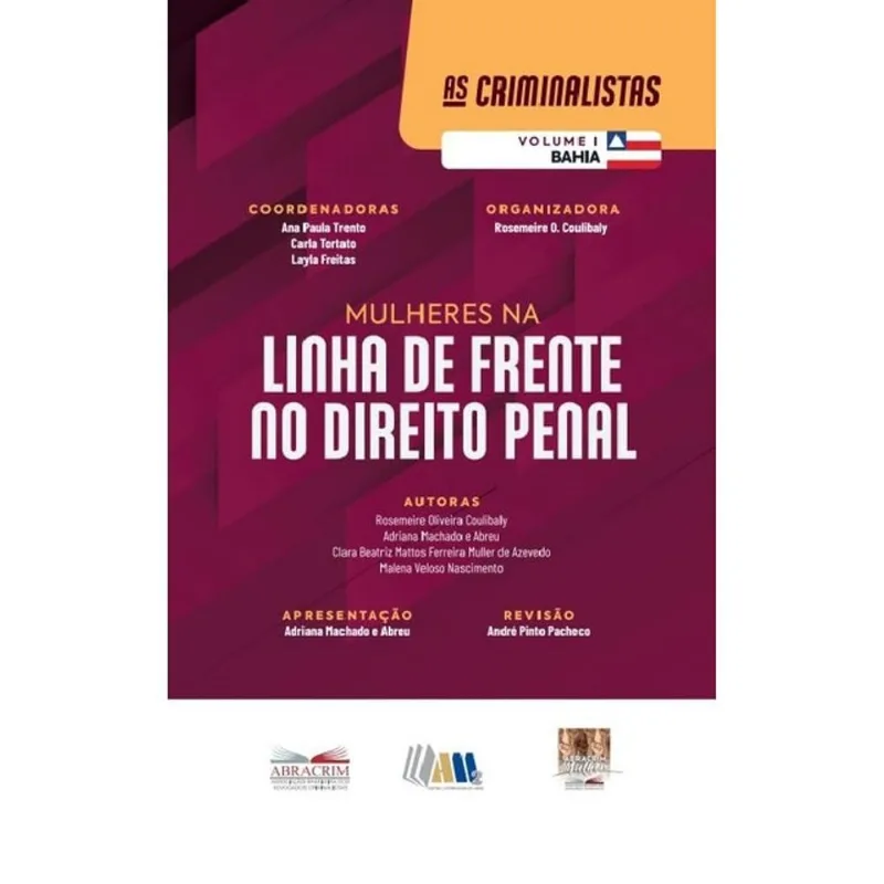 MULHERES NA LINHA DE FRENTE NO DIREITO PENAL - BAHIA - 2025 - VOL. 1
