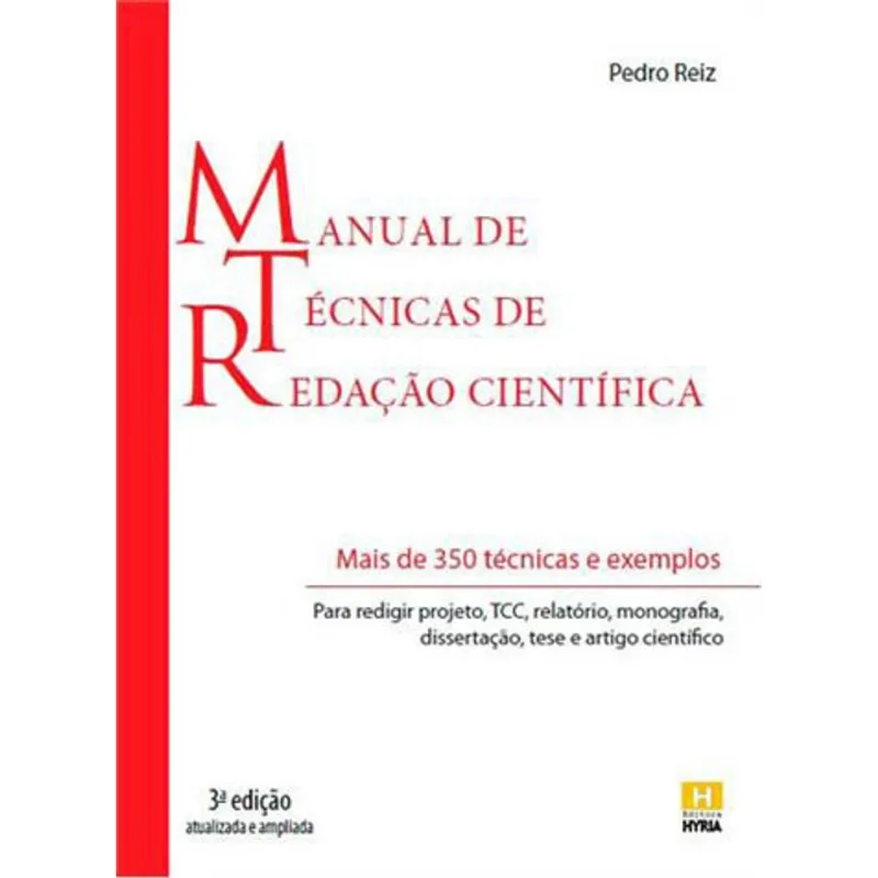 MANUAL DE TÉCNICAS DE REDAÇÃO CIENTÍFICA