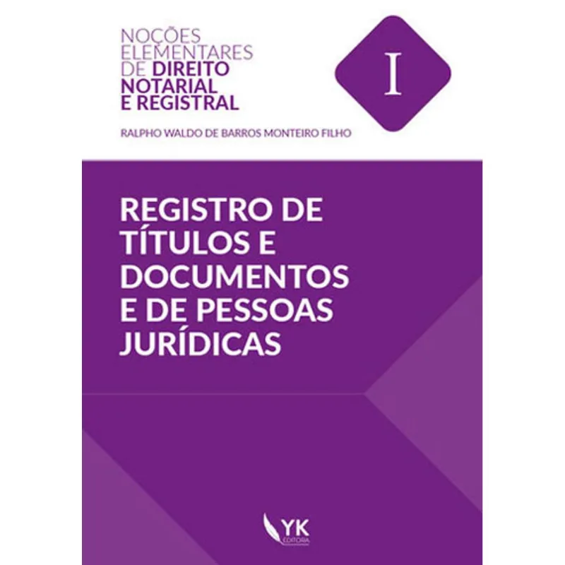 REGISTRO DE TITULOS E DOCUMENTOS E DE PESSOAS JURIDICAS - 2017 - VOL. 1