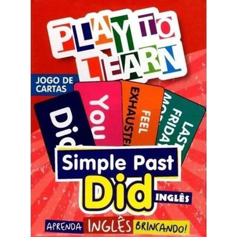 Play To Learn - Simple Past - Jogo De Cartas