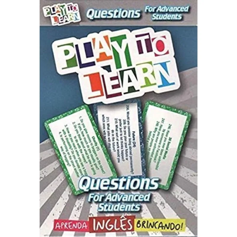 Play To Learn - Jogo De Cartas - Questions For Adv
