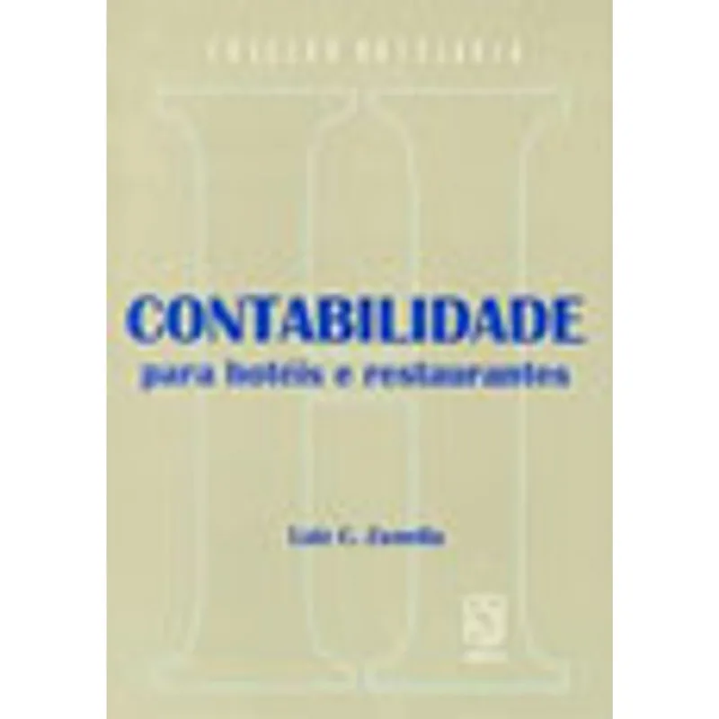 CONTABILIDADE PARA HOTEIS E RESTAURANTES