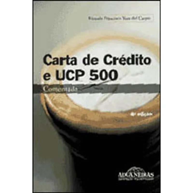 CARTA DE CREDITO E UCP 500 COMENTADA