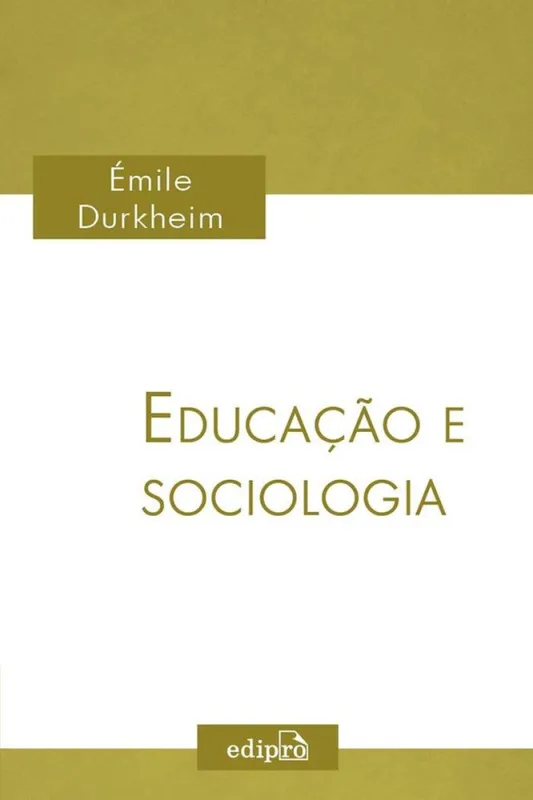 Educação E Sociologia - LC - Livros