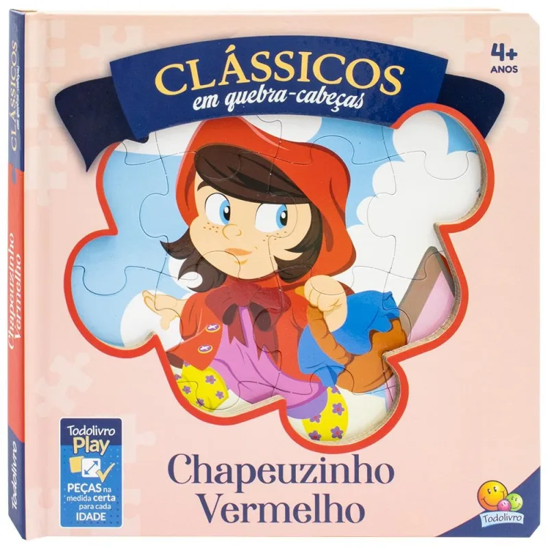 Clássicos Em Quebra-Cabeças - Chapeuzinho Vermelho - LC - Livros