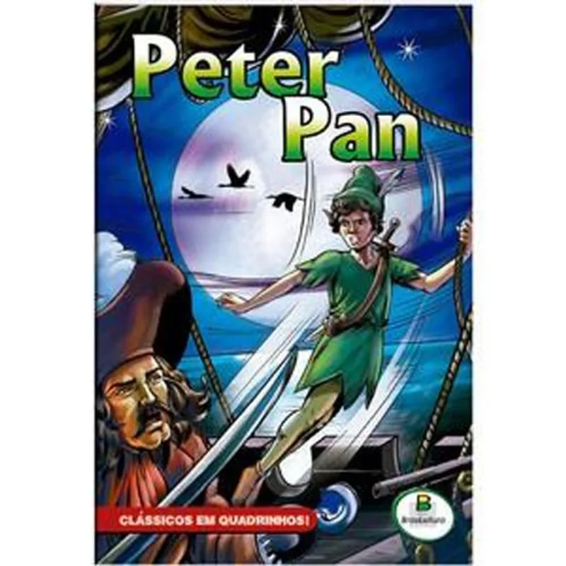 Livro Gibi Clássicos: Peter Pan Brasileitura (MP)