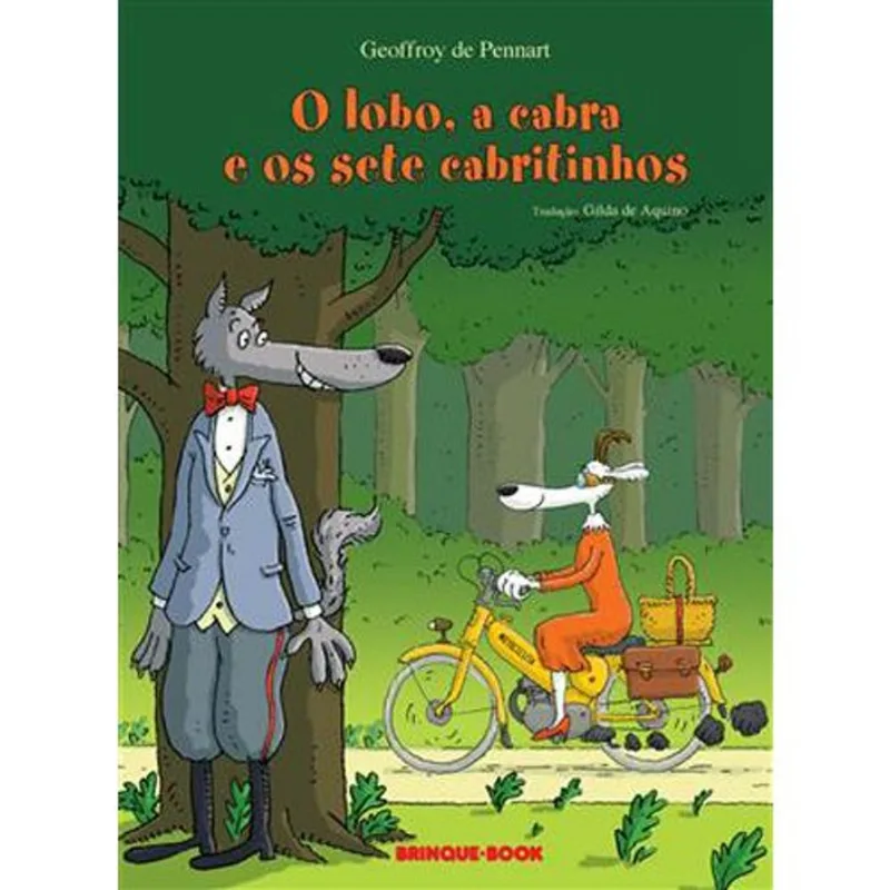 Livro O Lobo, A Cabra E Os Sete Cabritinhos Brinque Book (MP)