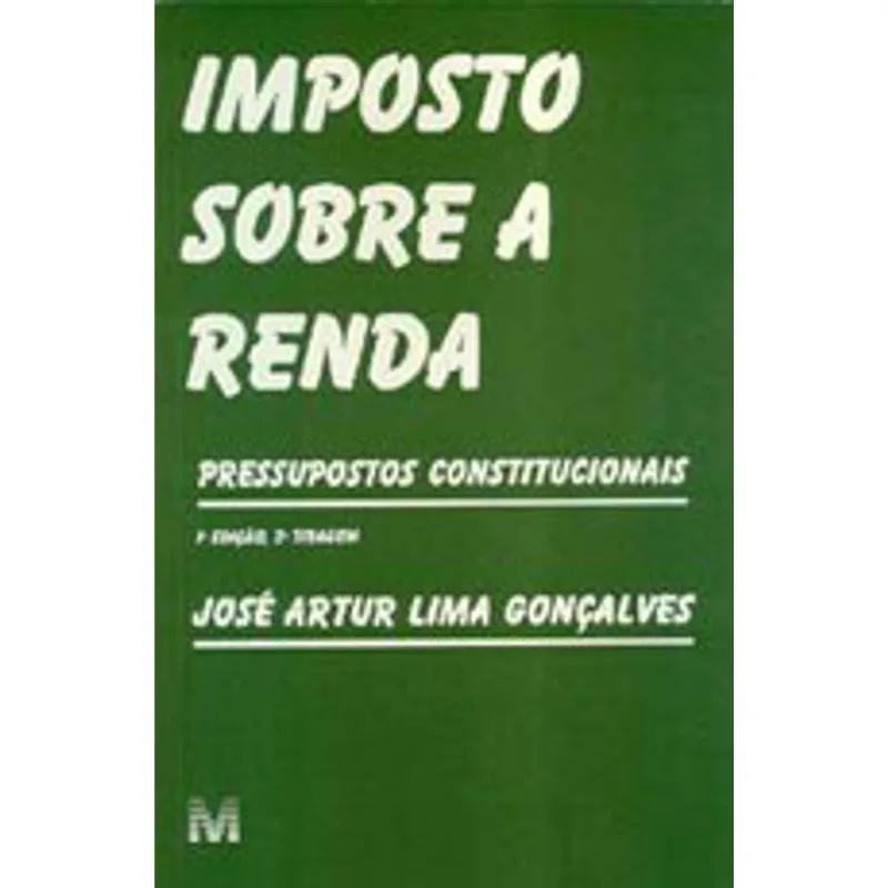 IMPOSTO SOBRE A RENDA - 1 ED./2002
