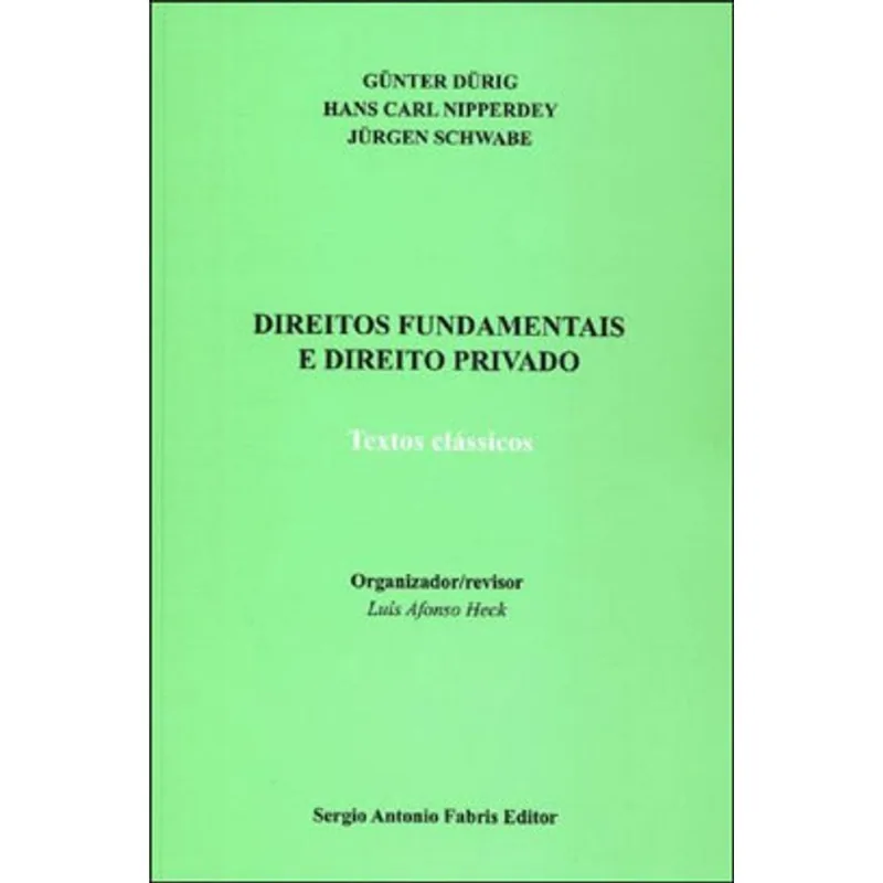 DIREITOS FUNDAMENTAIS E DIREITO PRIVADO