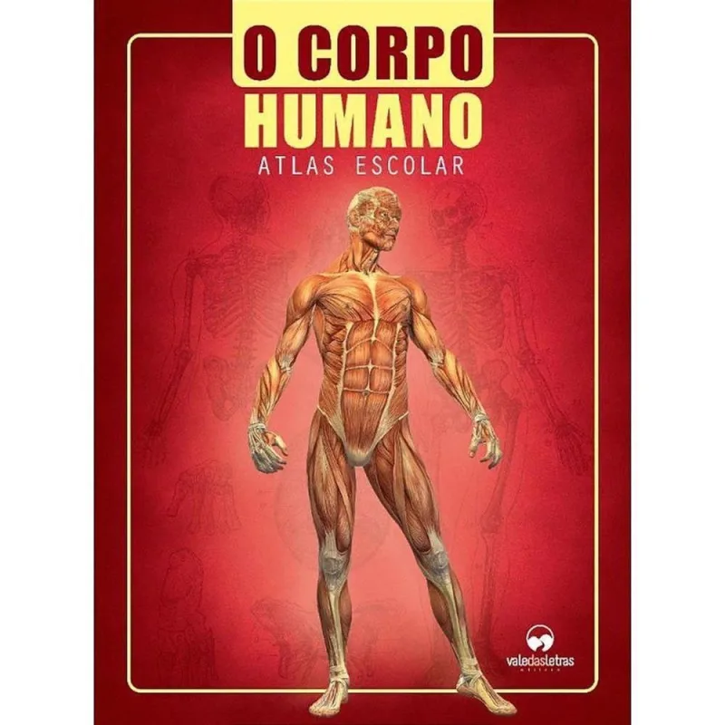 Kit Livro Atlas Corpo Humano Escolar 32 Páginas Pacote com 5 - OUTRAS MARCAS - Livros
