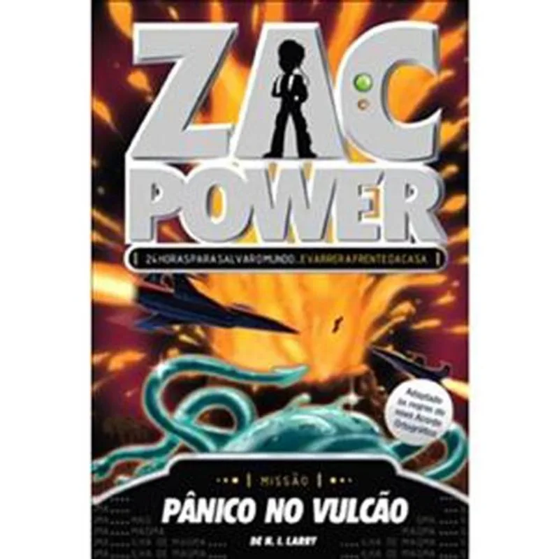 Livro Zac Power 14 Pânico No Vulcão Fundamento (MP)