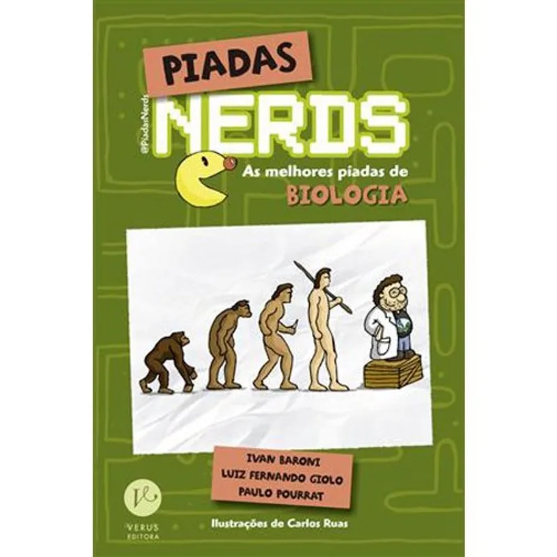 Livro Piadas Nerds: As Melhores Piadas De Biologia Verus Editora (MP)