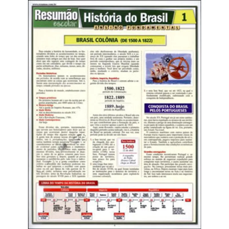 HISTÓRIA DO BRASIL 1 - COLÔNIA