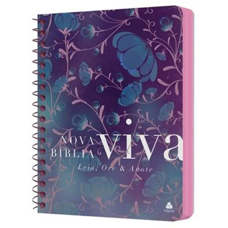 Livro Nova Bíblia Viva Leia, Ore E Anote Flores Do Campo Hagn Os (MP)