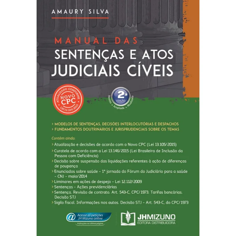 MANUAL DAS SENTENçAS E ATOS JUDICIAIS CIVEIS