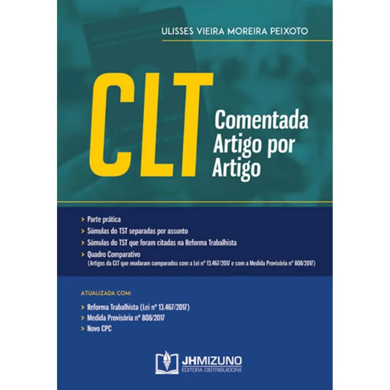 CLT COMENTADA ARTIGO POR ARTIGO