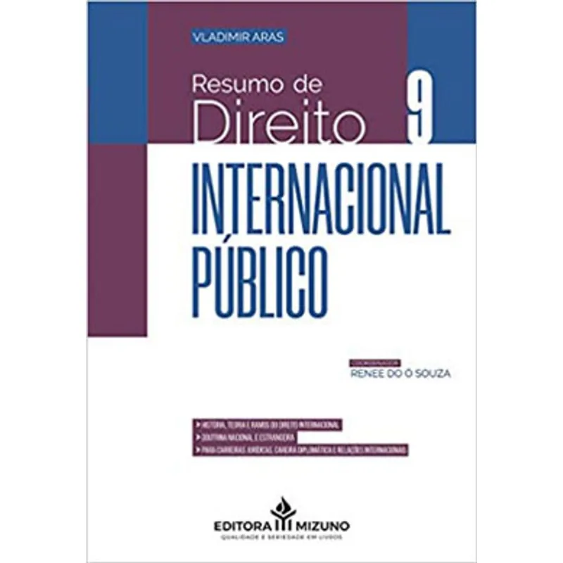 RESUMO DE DIREITO INTERNACIONAL PÚBLICO - VOL. 9