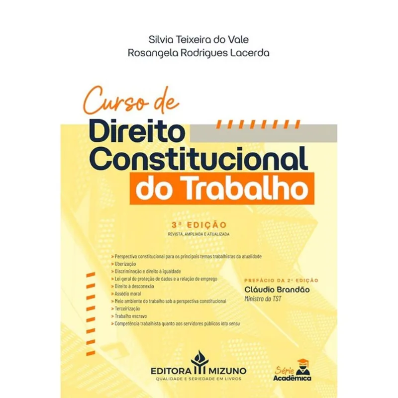 CURSO DE DIREITO CONSTITUCIONAL DO TRABALHO - 2025