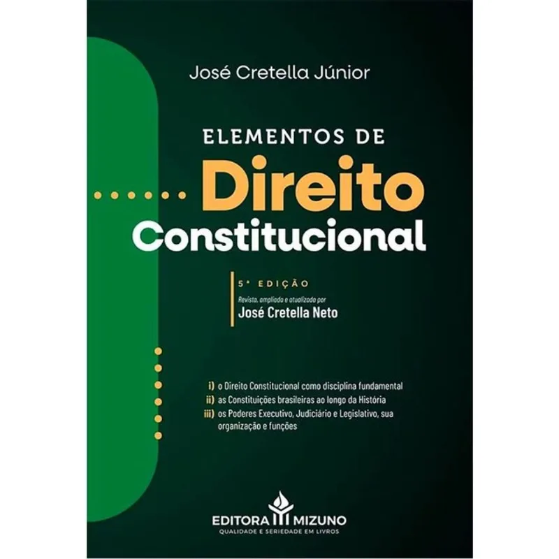 ELEMENTOS DE DIREITO CONSTITUCIONAL - 2026