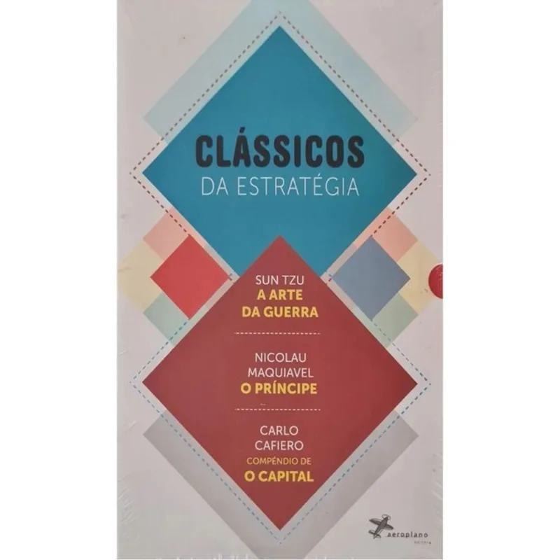 BOX CLASSICOS DA ESTRATEGIA - ARTE DA GUERRA - O PRINCIPE - COMPEDIO O CAPITAL