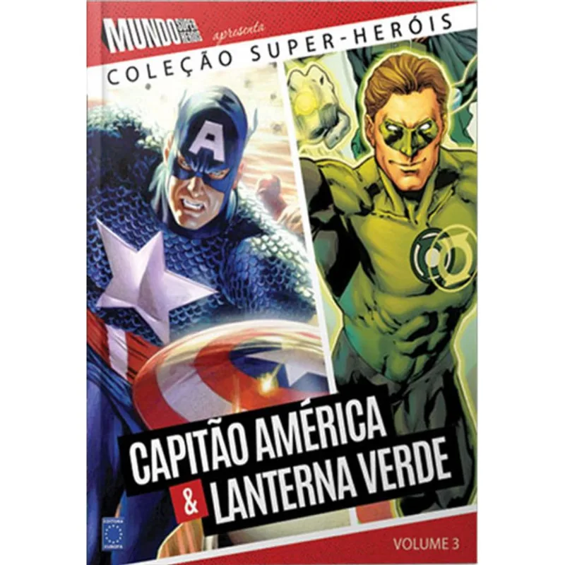 COLEÇÃO SUPER-HERÓIS VOLUME 3: CAPITÃO AMÉRICA E LANTERNA VERDE