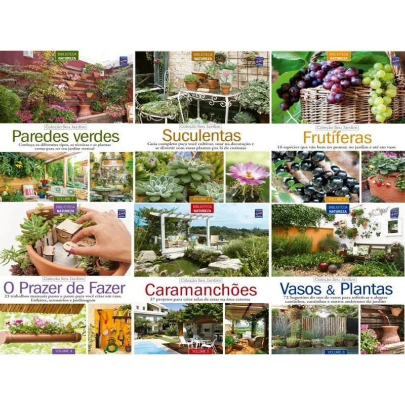 COLEÇÃO SEU JARDIM (COMPLETA - 6 VOLUMES)