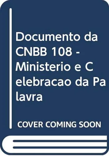 Ministerio E Celebracao Da Palavra Doc 108 - Livros