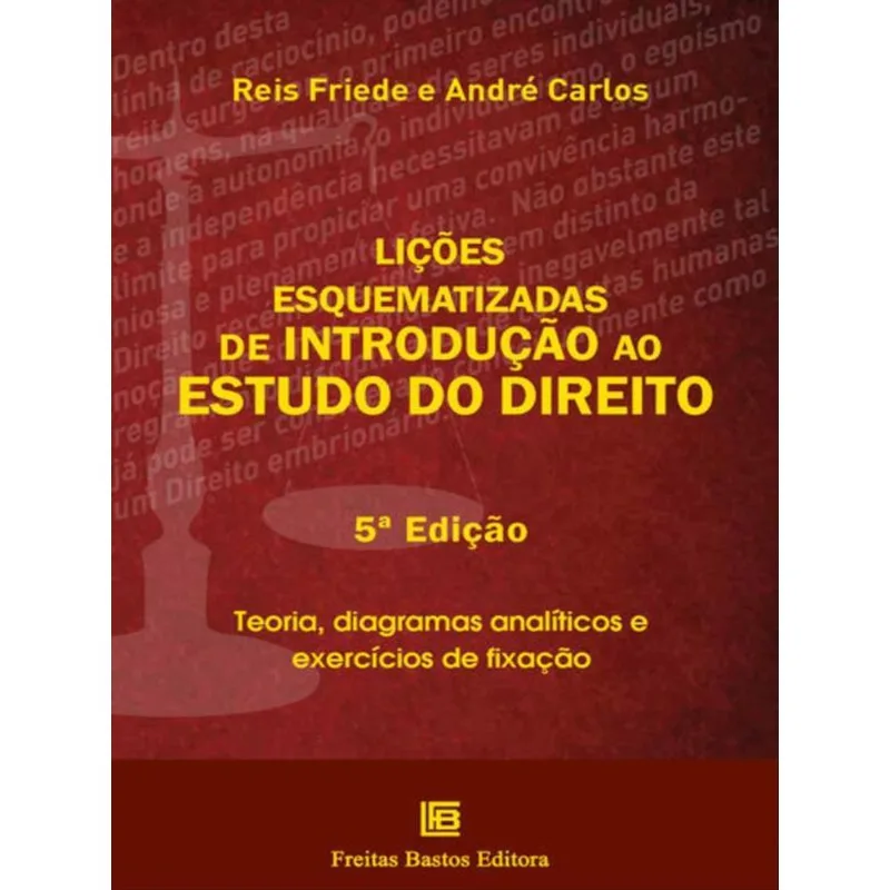 LIÇÕES ESQUEMATIZADAS DE INTRODUÇÃO AO ESTUDO DO DIREITO